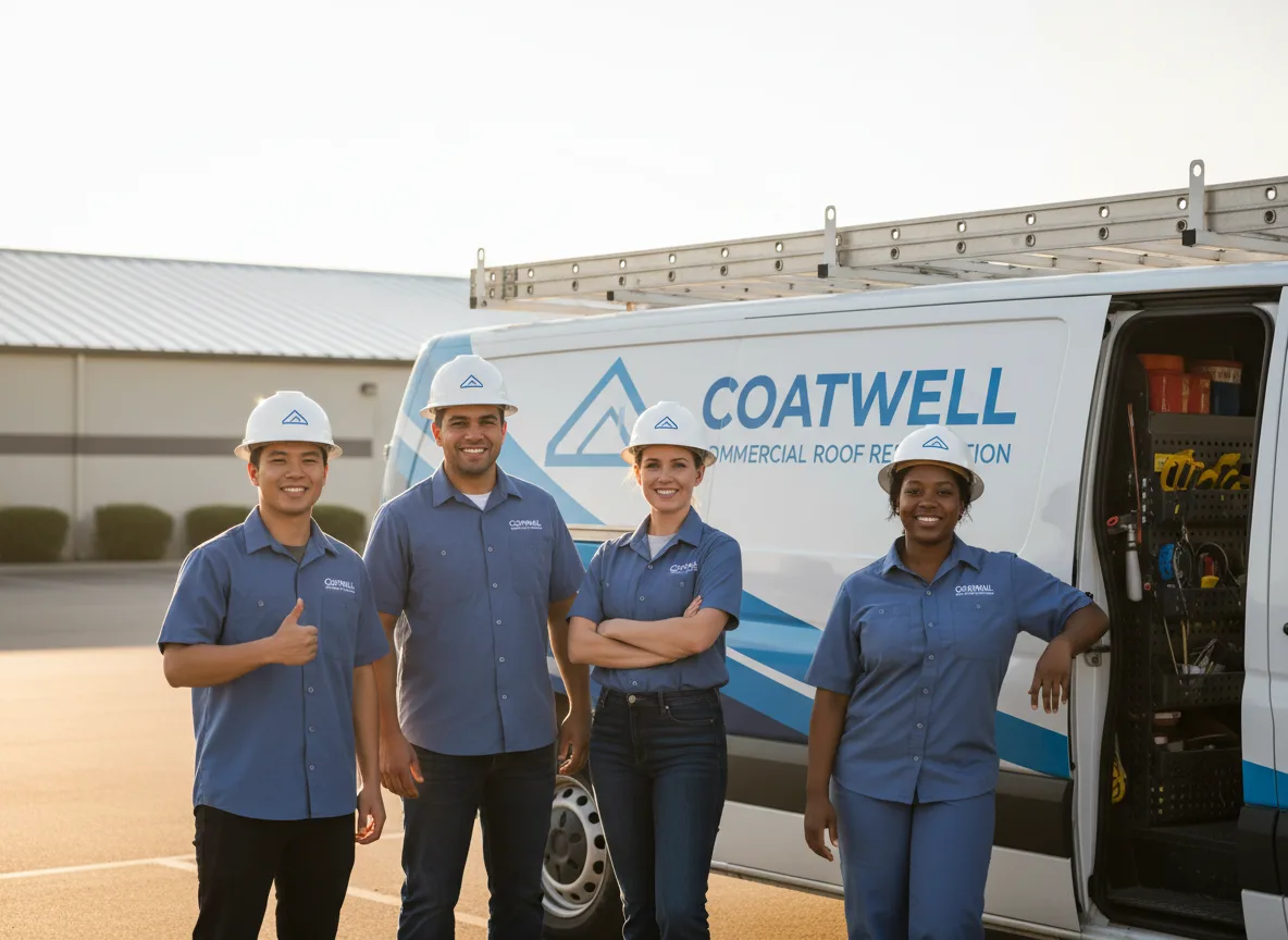 Commercial roof coating company in Wells, MI